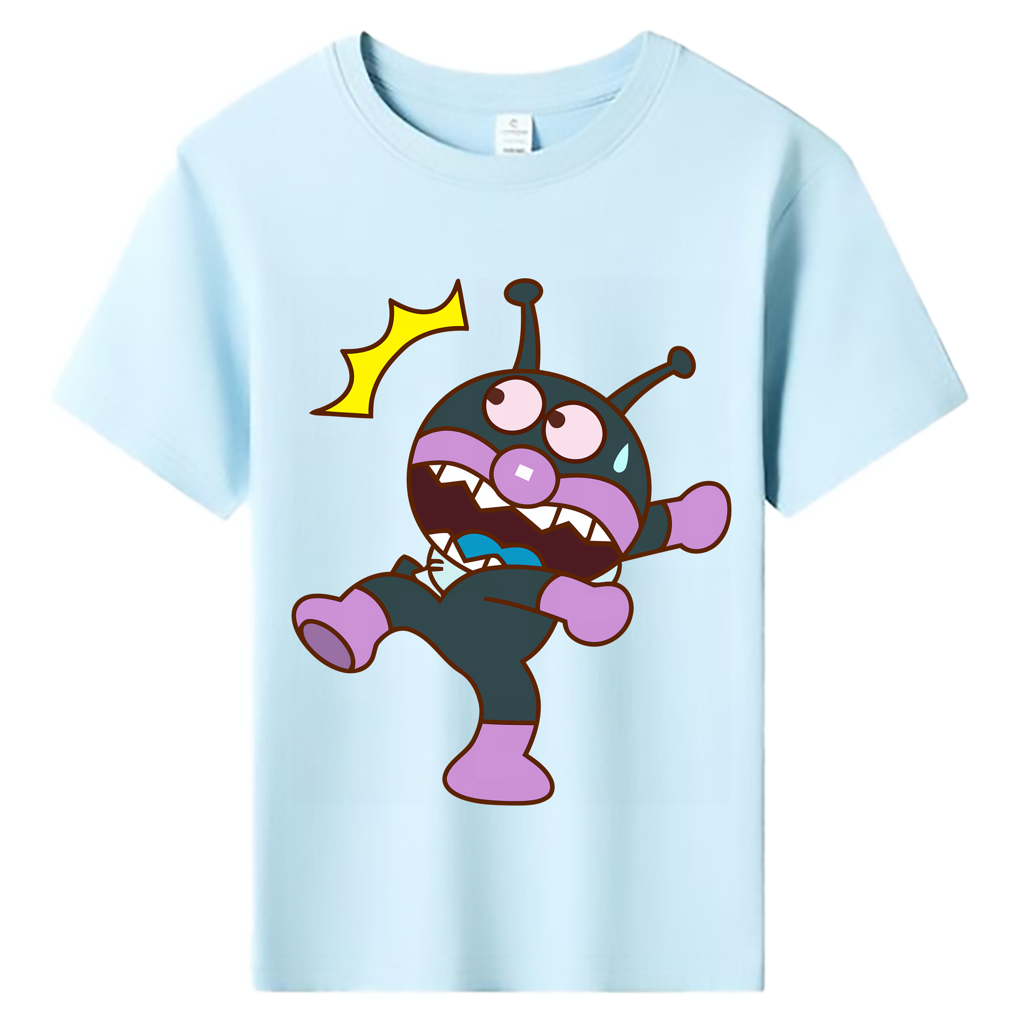 （画像用） アンパンマン Anpanman 綿100％キッズTシャツ（フロントプリント）